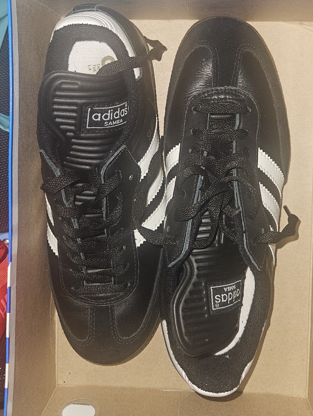 Adidas Samba Classic Indoor Soccer Shoes Core Black Gum Soles